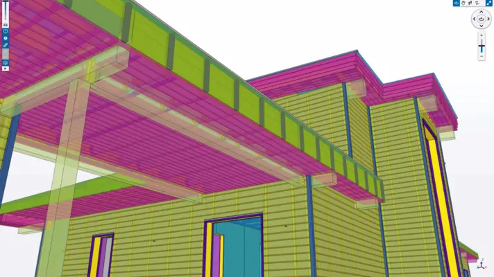 Image from Villa Basta gallery. Timber Structure building.